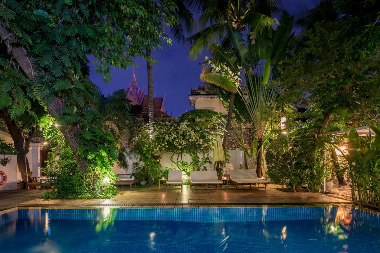 Villa Langka Hotel & Restaurant Phnom Penh Exterior foto